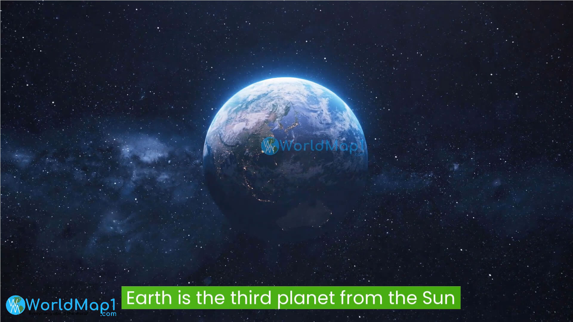 La Terre est la troisième planète du Soleil
